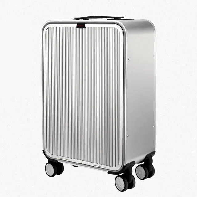 100% All Aluminium Alloy Luggage Hardside Rolling Trolley Luggage Tsa Travel Suitcase 20 Carry On