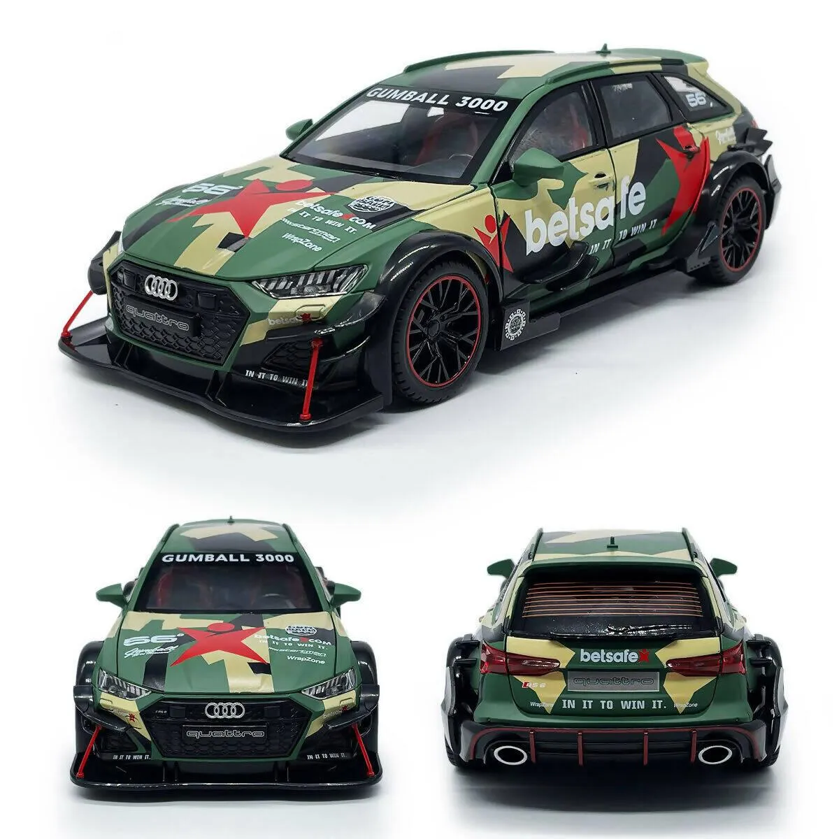 1:24 Diecast Audi RS6 DTM Modified Vehicle