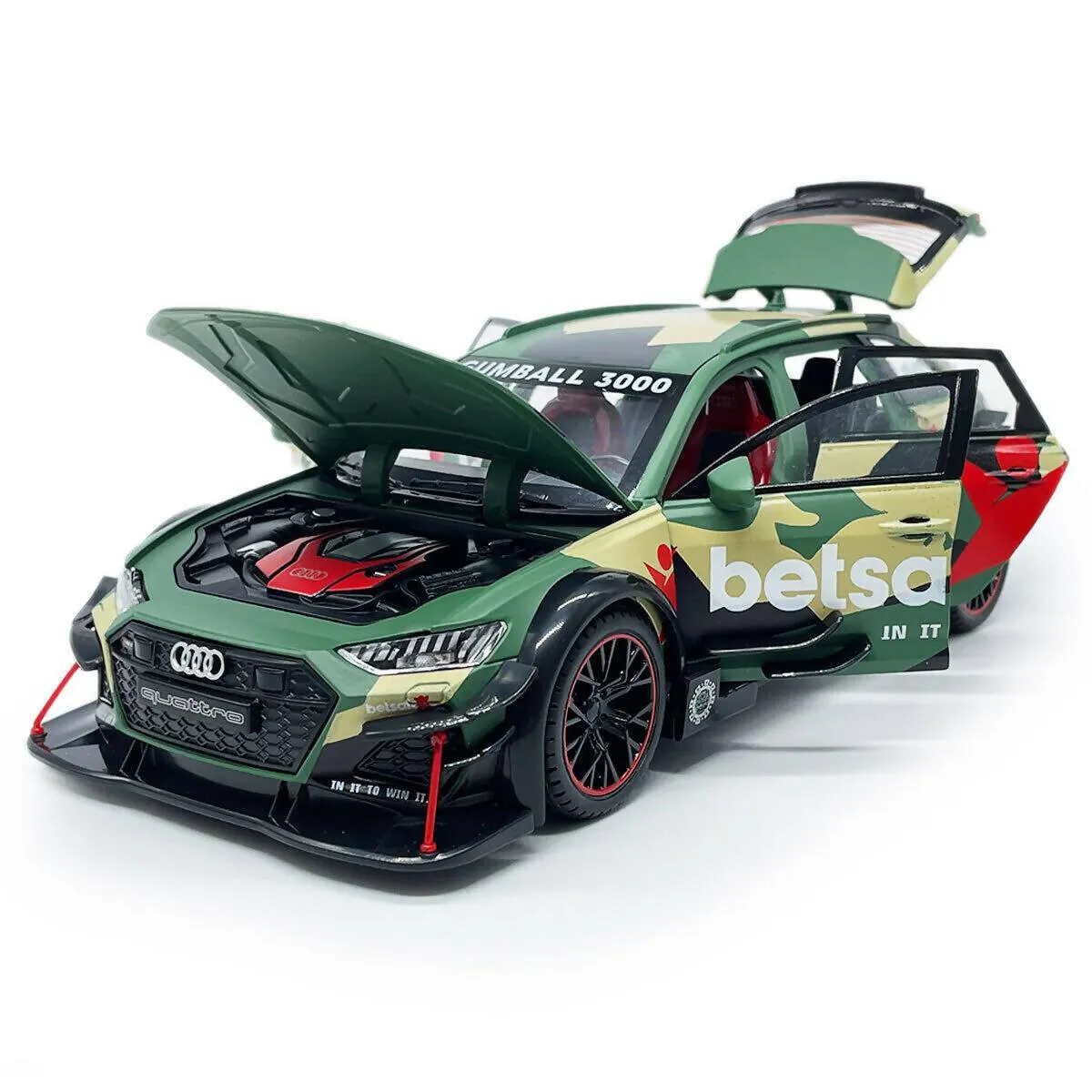 1:24 Diecast Audi RS6 DTM Modified Vehicle