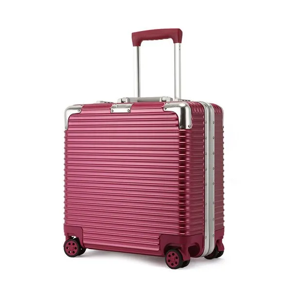 18Inch Suitcase Captain Airborne Chassis Box Fashion Camera Travel Suitcase Aluminum Frame