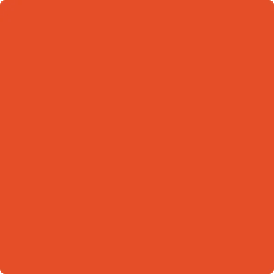 2013-10: Outrageous Orange by Benjamin Moore