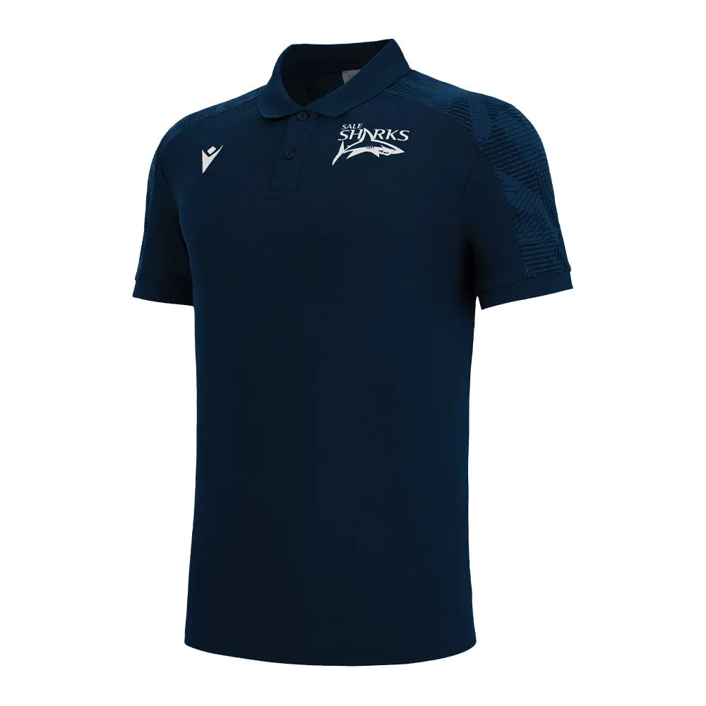 2022-2023 Sale Sharks Travel Polo Shirt (Navy)