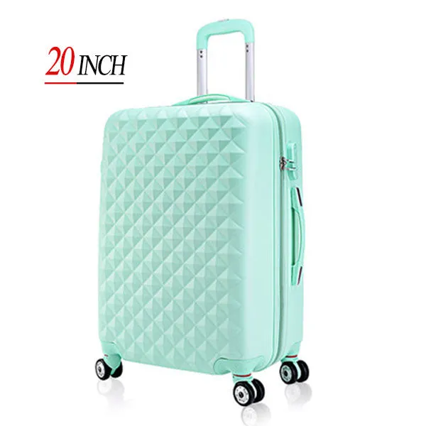 20" High Quality Diamond Lines Trolley Suitcase /Travell Case Luggage/Pull Rod Trunk Rolling