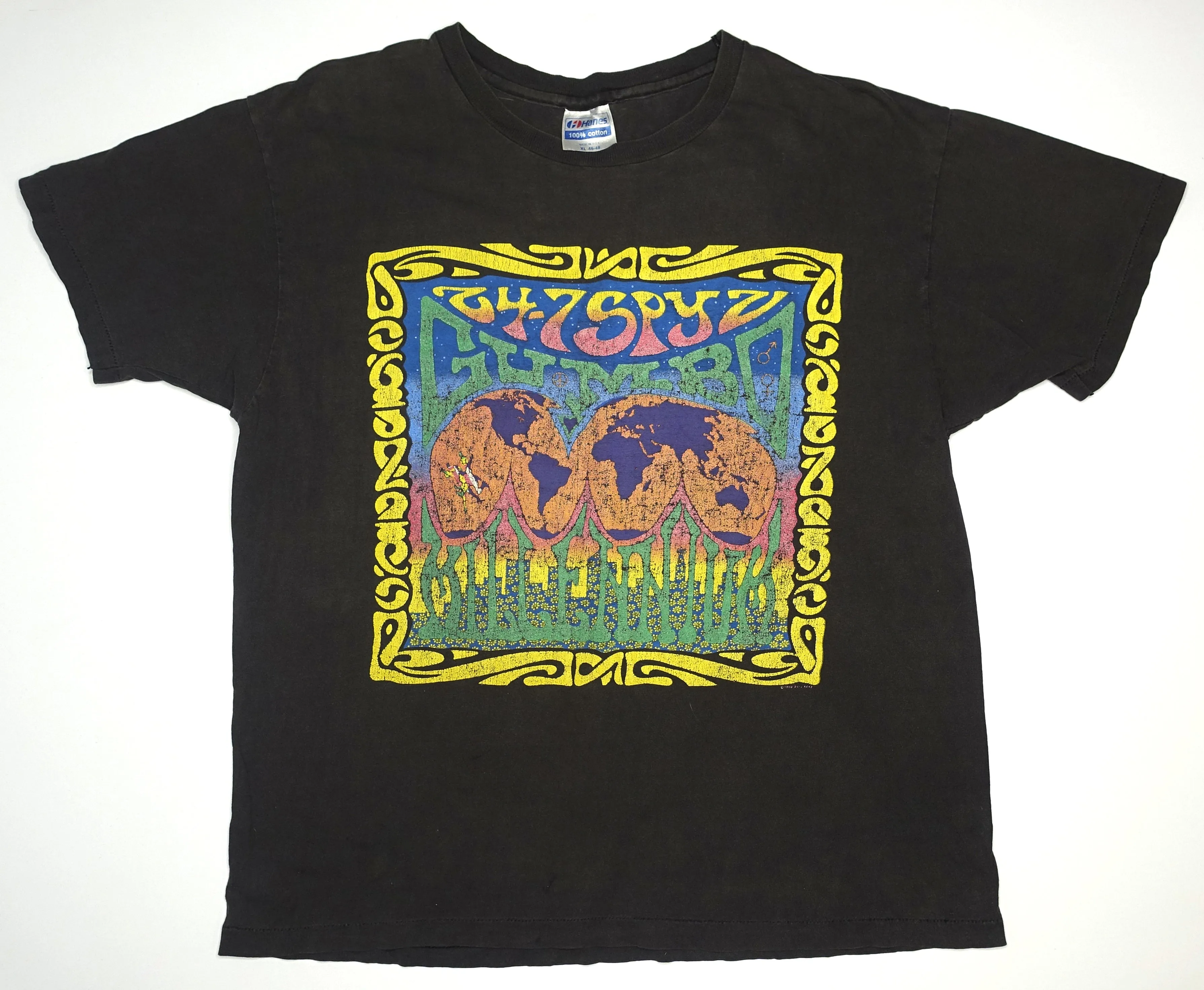 24-7 Spyz - Gumbo Millenium 1990 World Tour Shirt Size XL