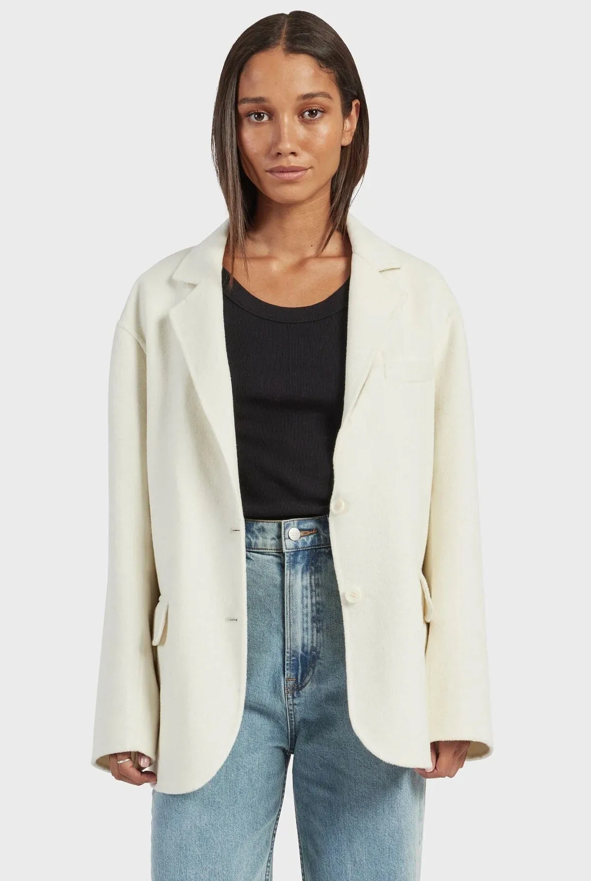 Academy Brand Women's Greta Blazer - Winter White