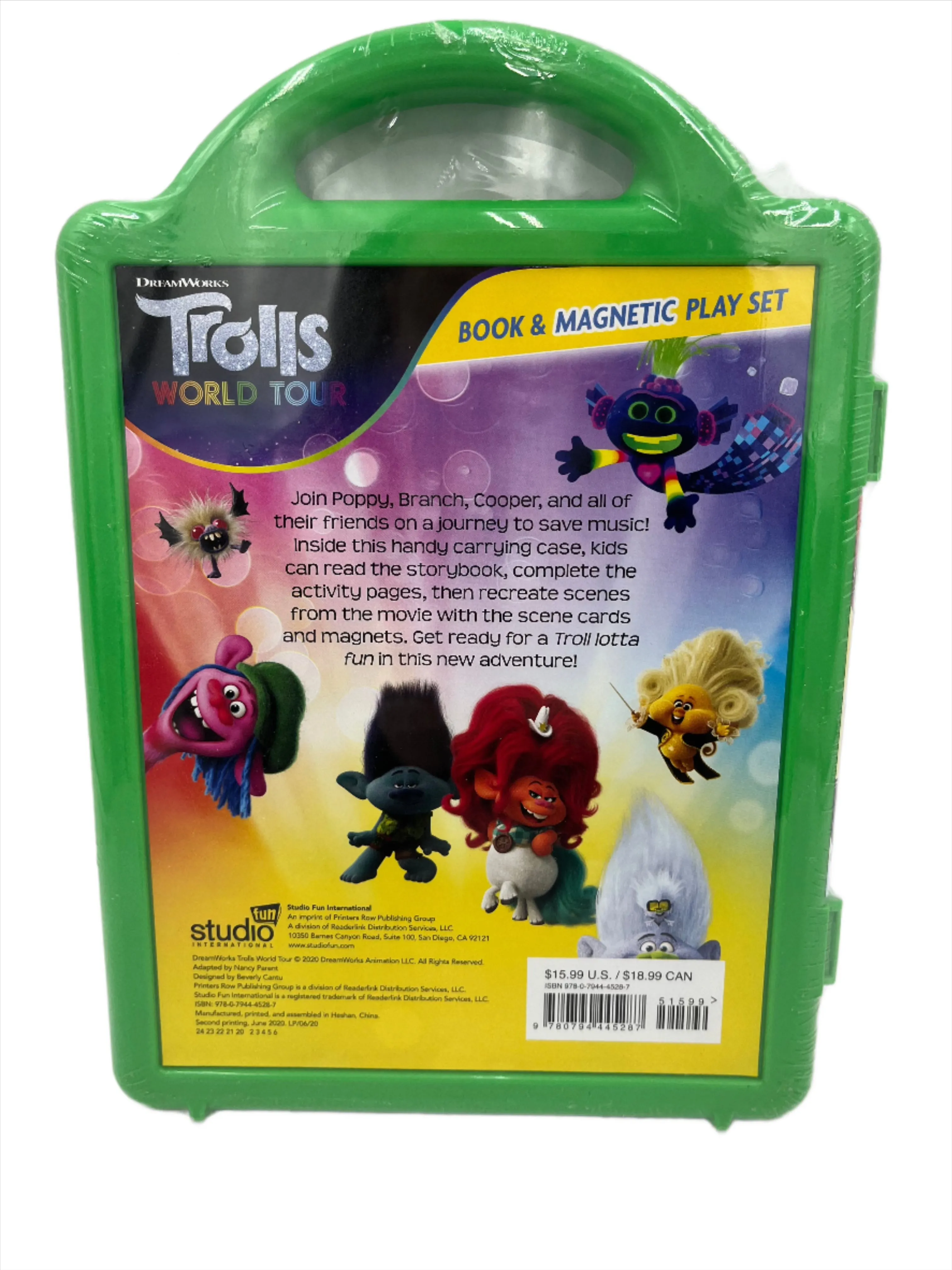 Activity Kit, Trolls World Tour Book & Magnetic Play Set