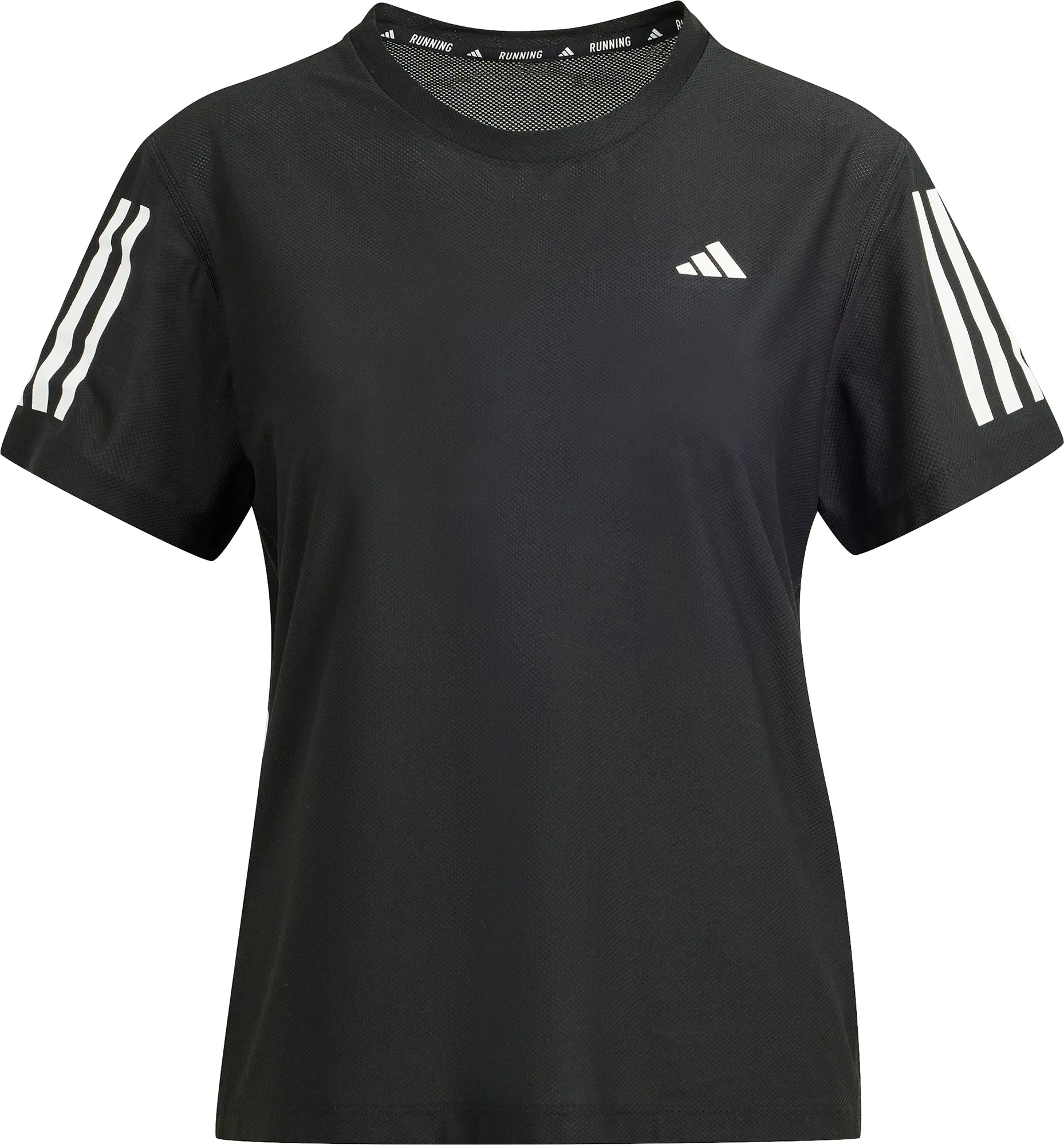 adidas Own The Run Short Sleeve Womens Running Top - Black