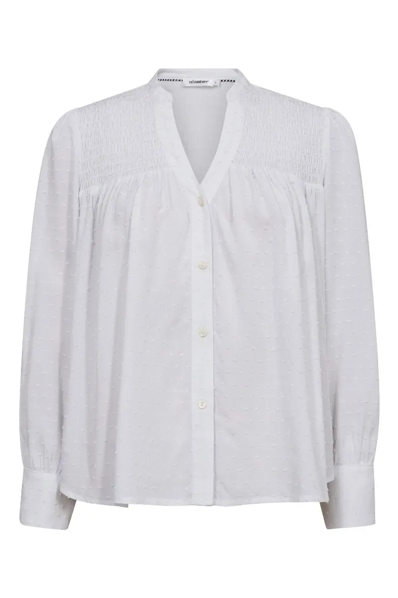 Adina Drop Shirt 35541 | White | Skjorte fra Co'couture