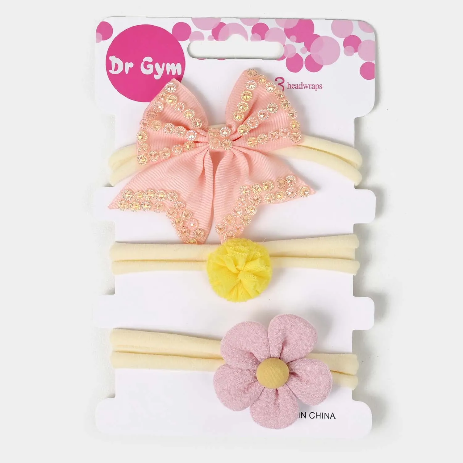 Adorable Baby Head Band Pack Of 3