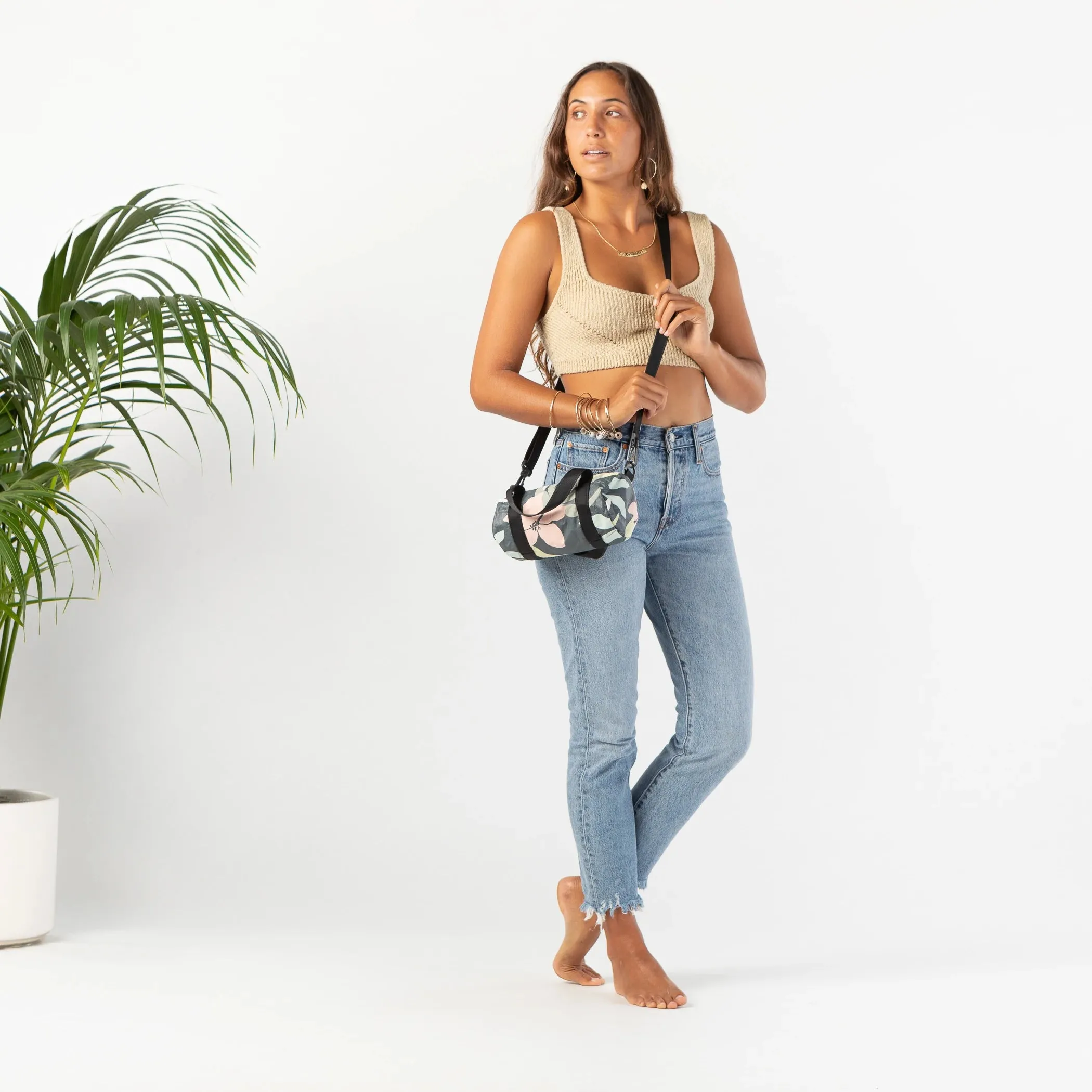 Aloha Flora Mini Mini Duffle in Eve