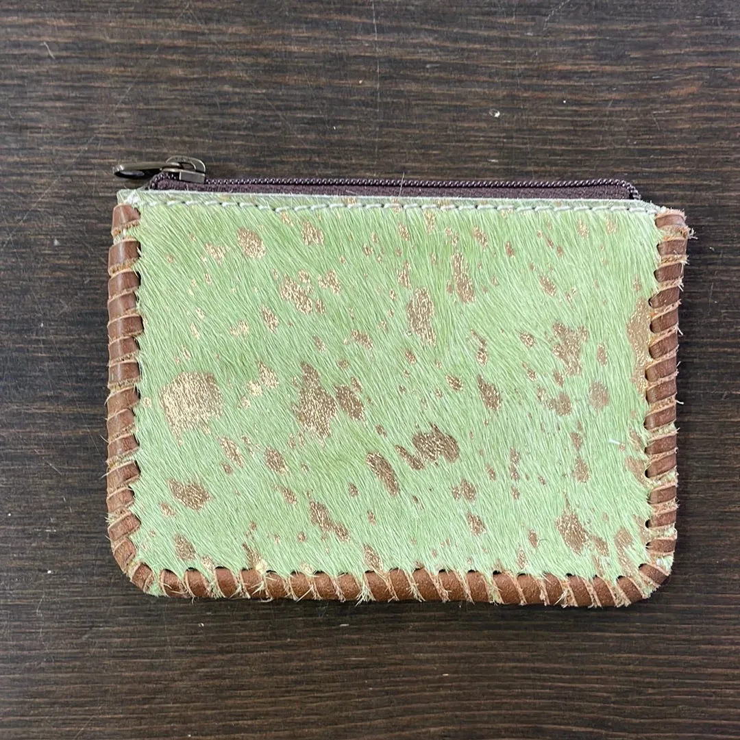 American Darling Buckstitch Cowhide Coin Purse