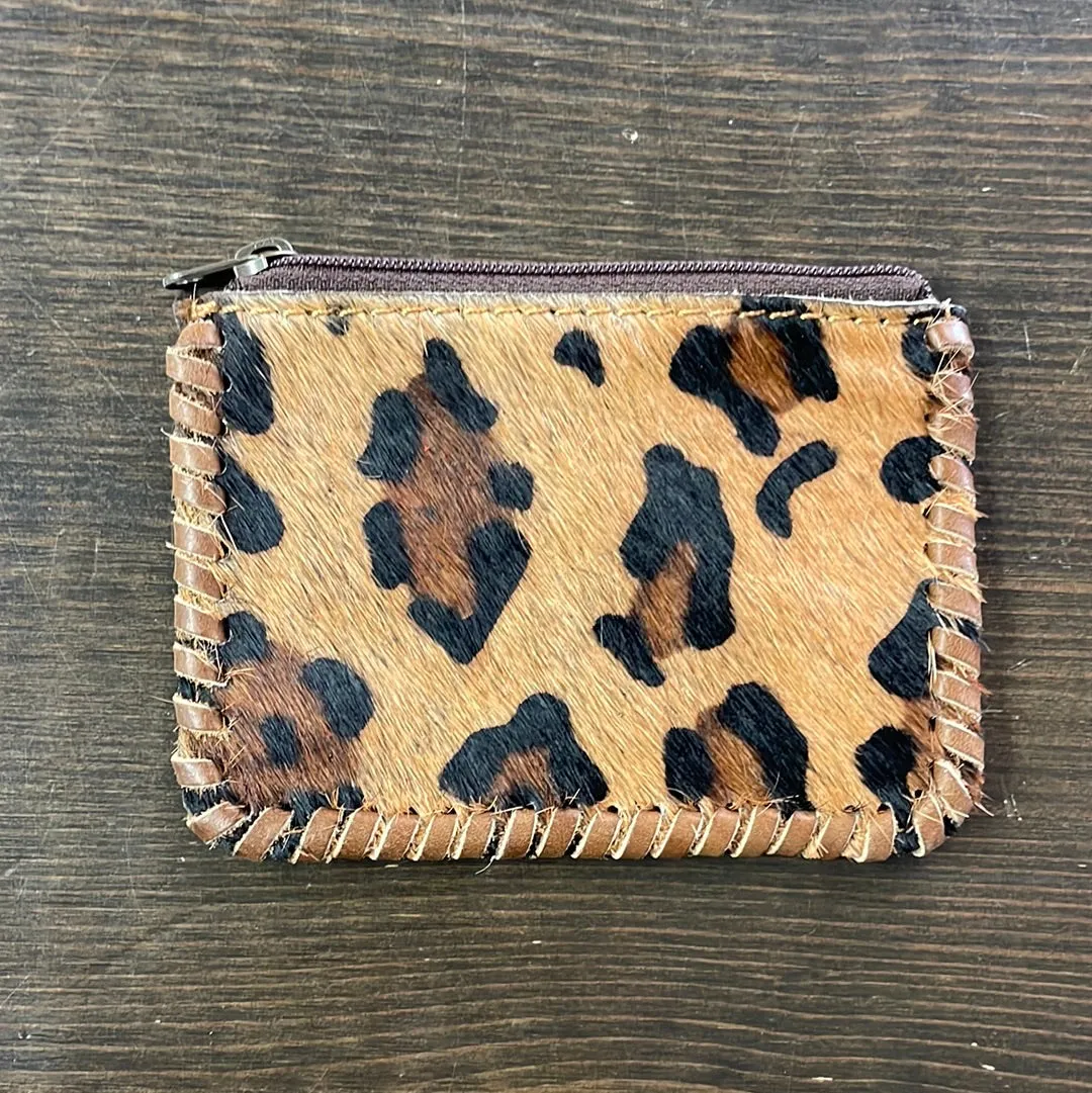 American Darling Buckstitch Cowhide Coin Purse