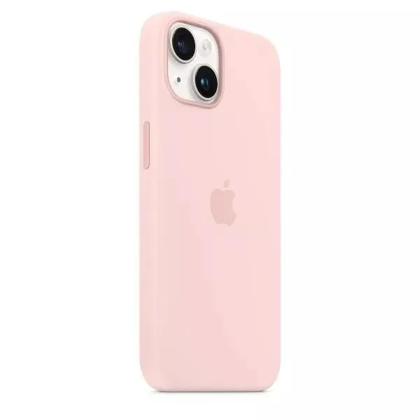 Apple Silicone Case with MagSafe for iphone 14 6.1" Chalk Pink - MPRX3ZM/A