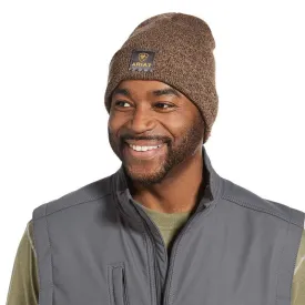 Ariat Men’s Brown/Sandstone Rebar Stocking Cap Winter Hat 10032966