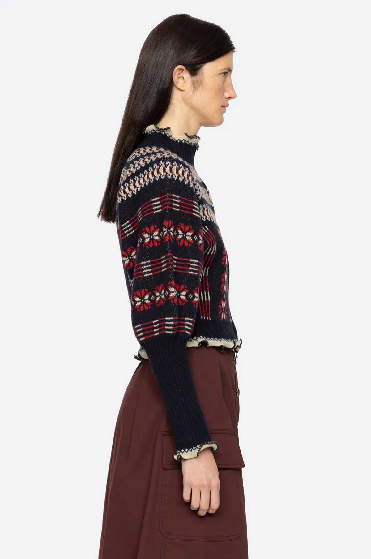 Ayla Knit L/Slv Cardigan Multi