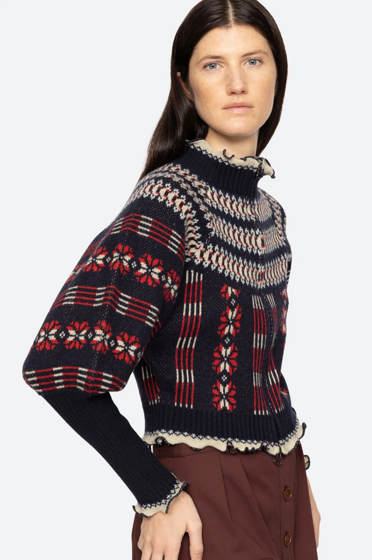 Ayla Knit L/Slv Cardigan Multi