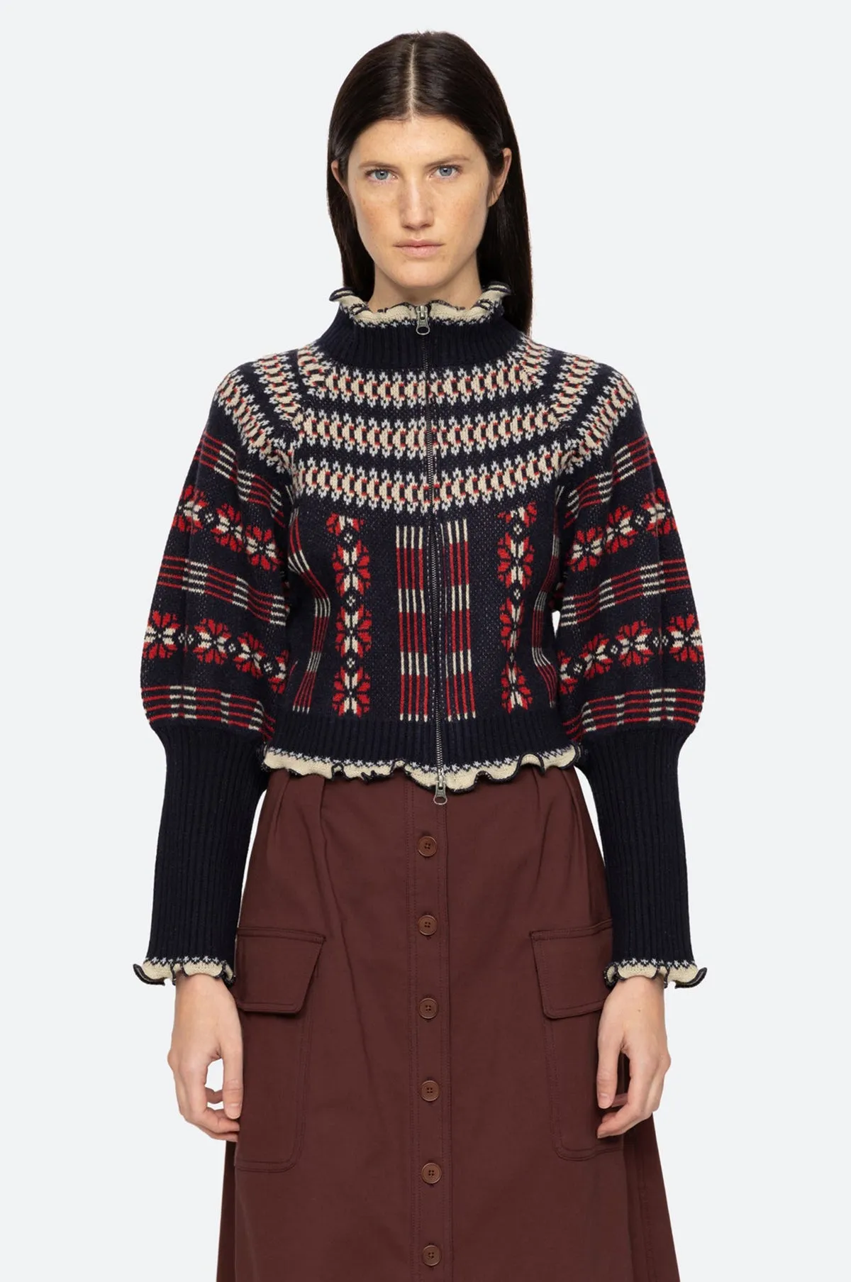 Ayla Knit L/Slv Cardigan Multi