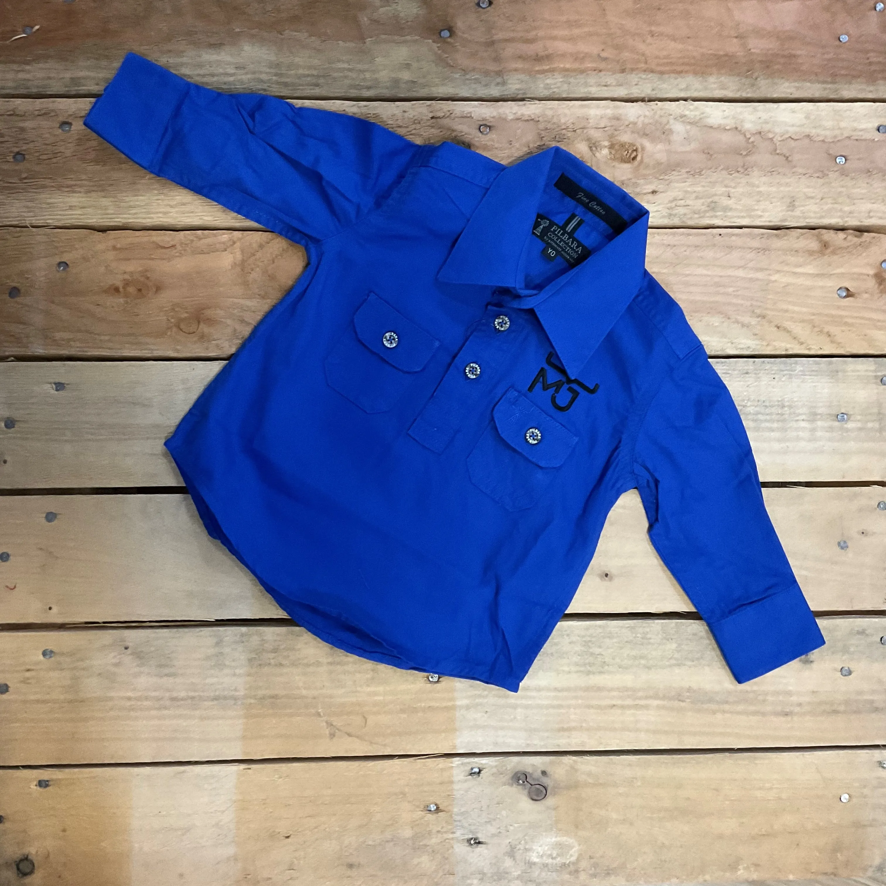 Babies 1/2 Placket Work Shirts