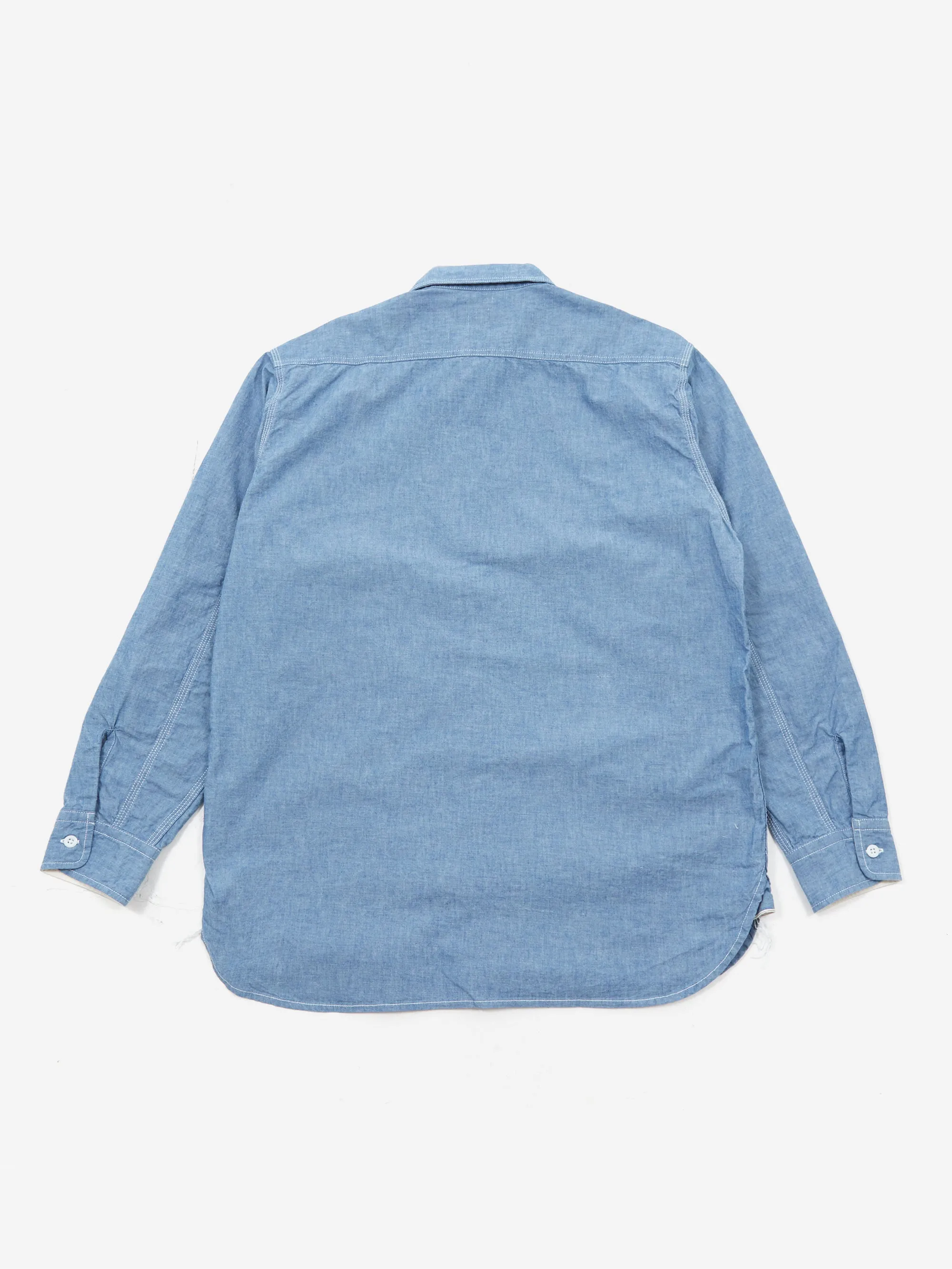 Beams Plus Work Chambray Shirt - Sax 70