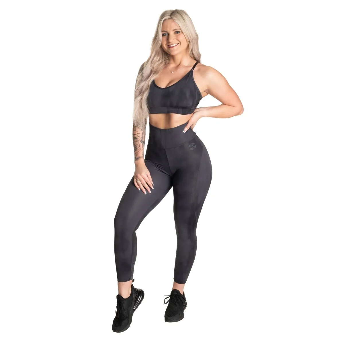 Better Bodies High Waist Leggings - Dark Grey Grunge