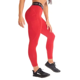 Better Bodies Highbridge Leggings V2 - Chilli Red