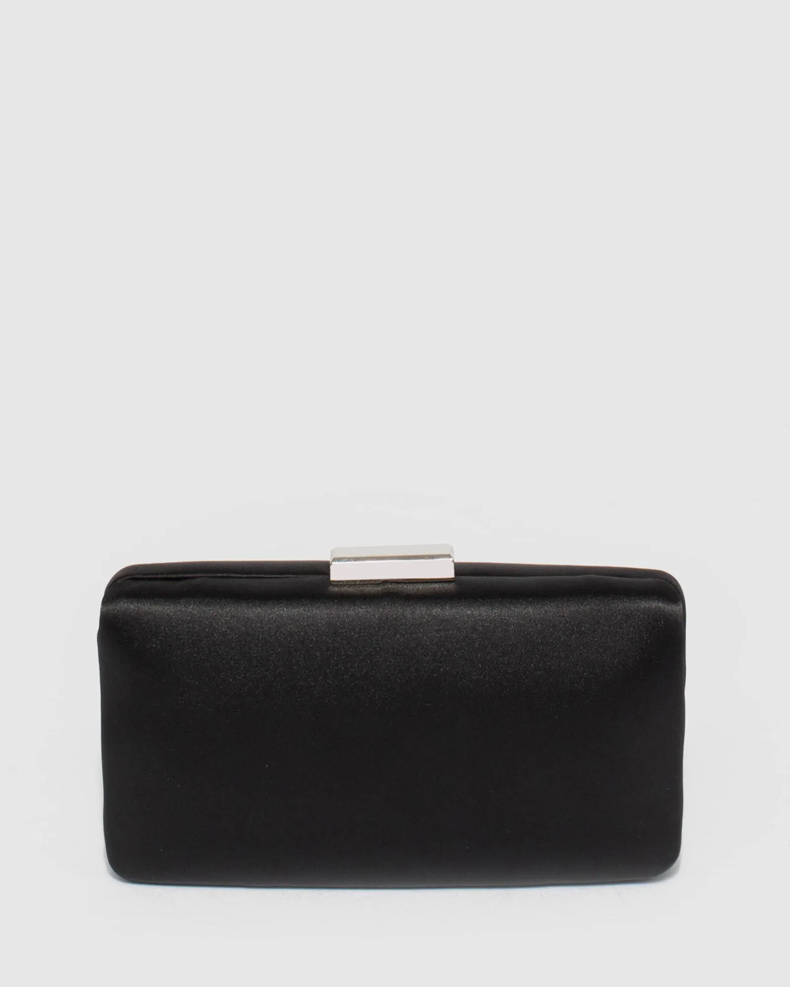 Black Bellatrix Web Hardcase Clutch Bag