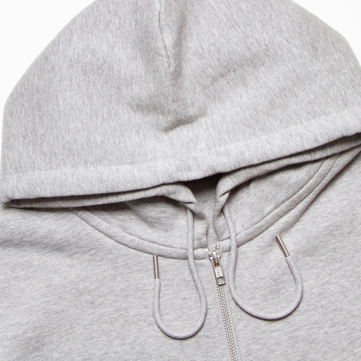 Black Disco Psychedelia Crest - Zipped Hood - Grey