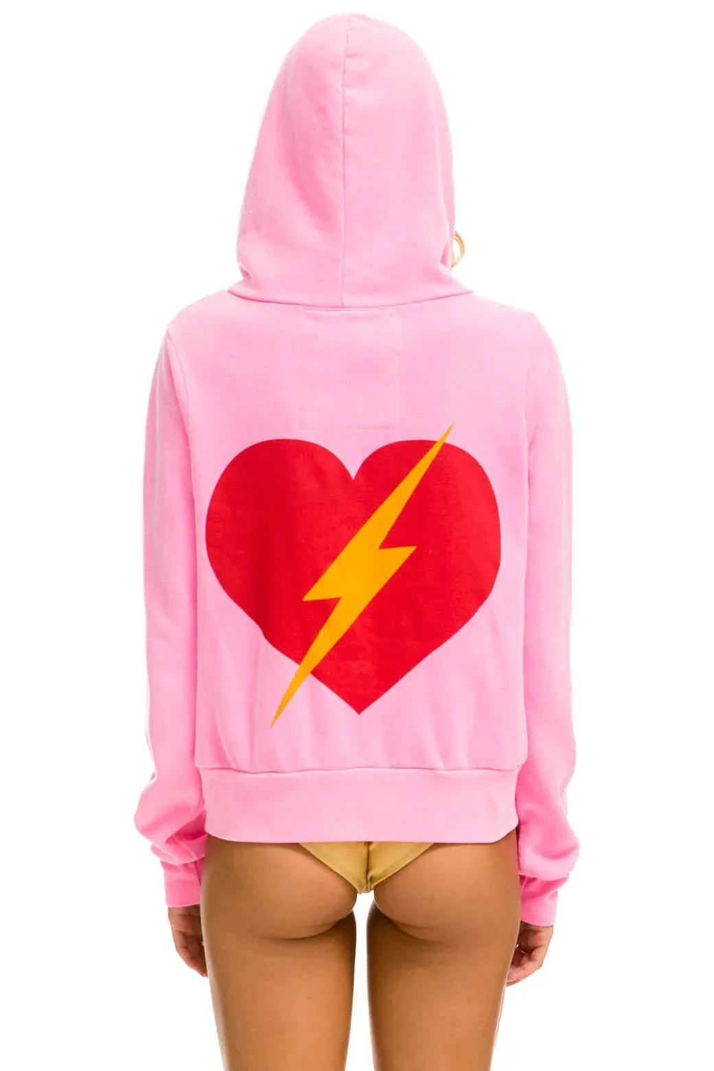 Bolt Heart Zip Hoodie