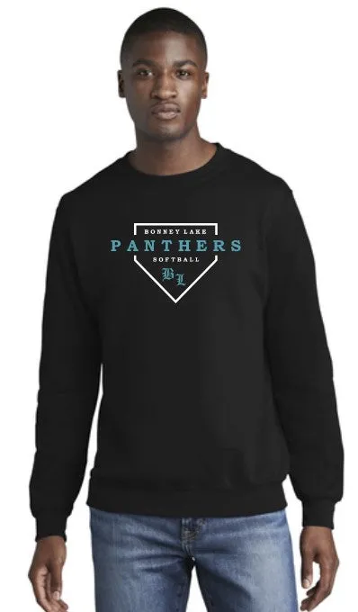 Bonney Lake Softball Fleece Crewneck Sweatshirt