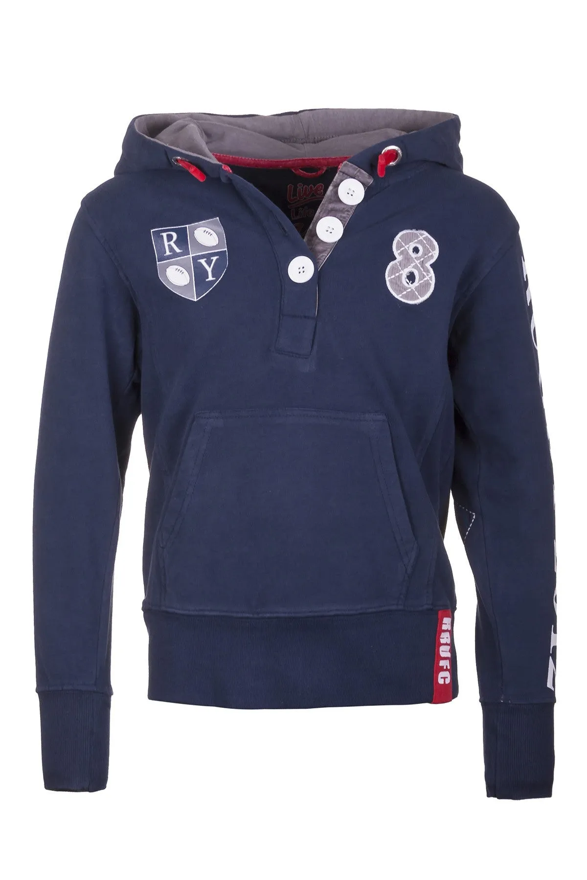 Boys Rugby Patch Hoody