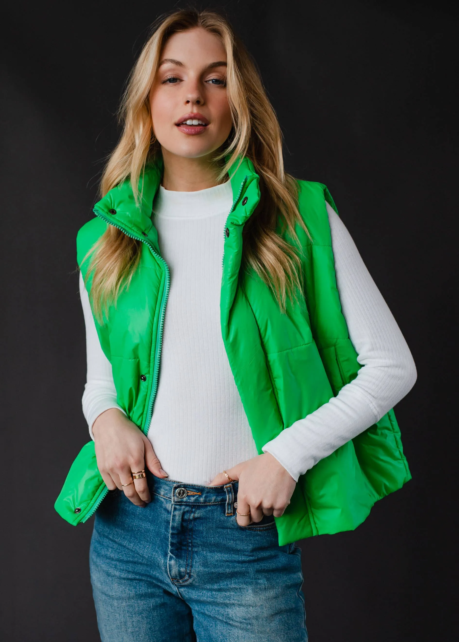 Bright Green Vest