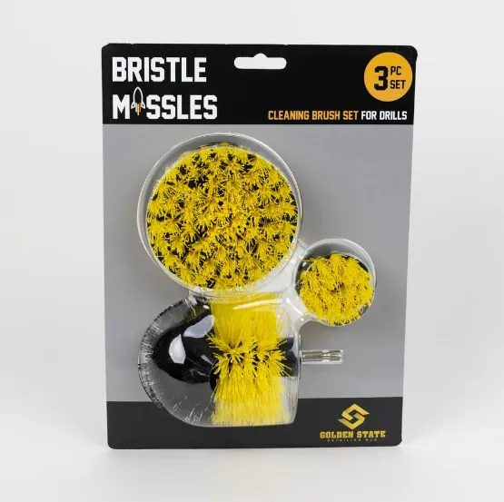 Bristle Missiles Power-Set Drill Brushes