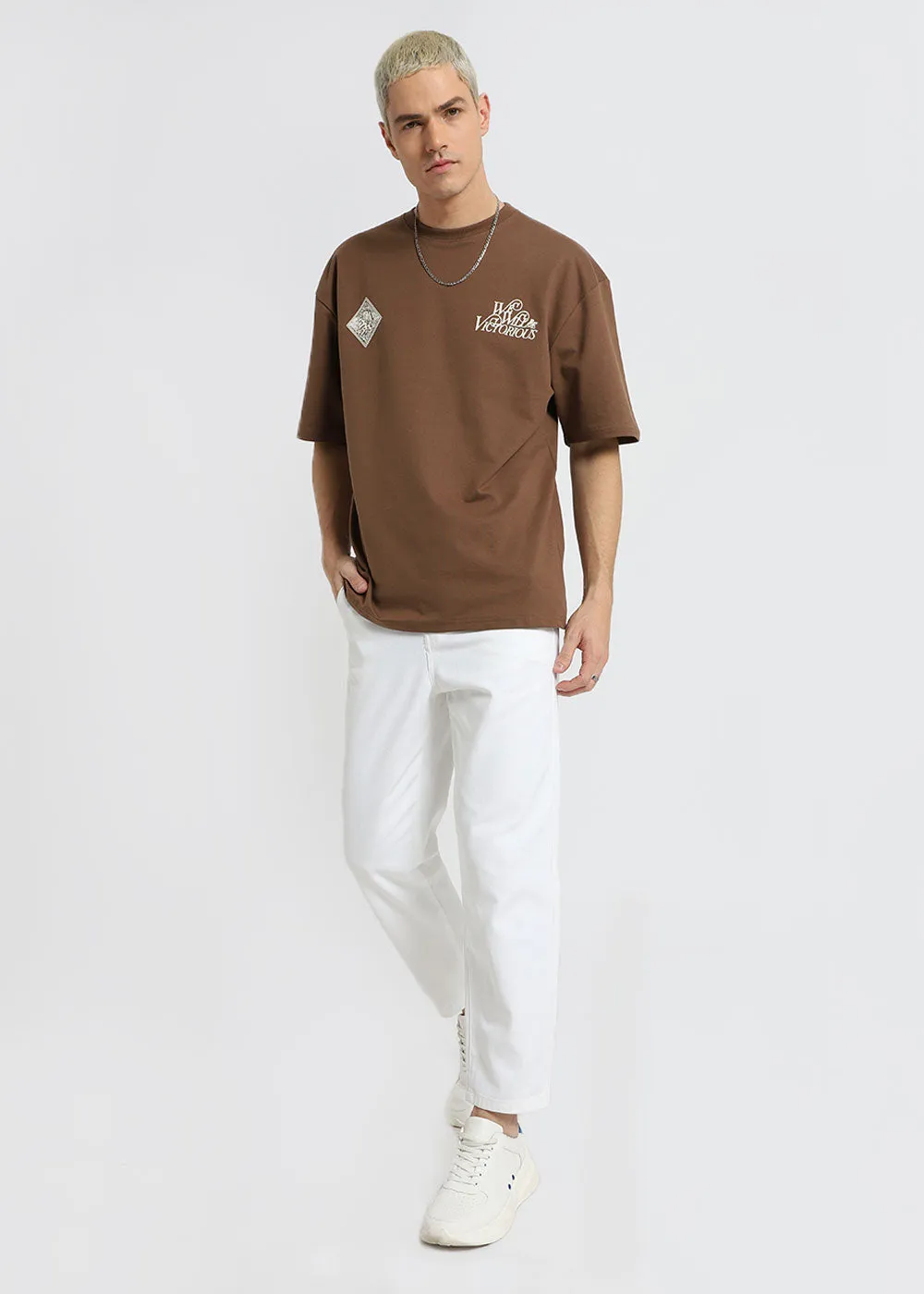 Brown Oversized T-shirt