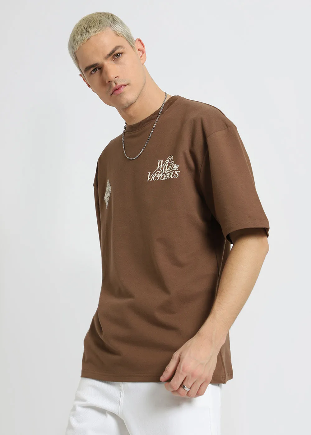 Brown Oversized T-shirt