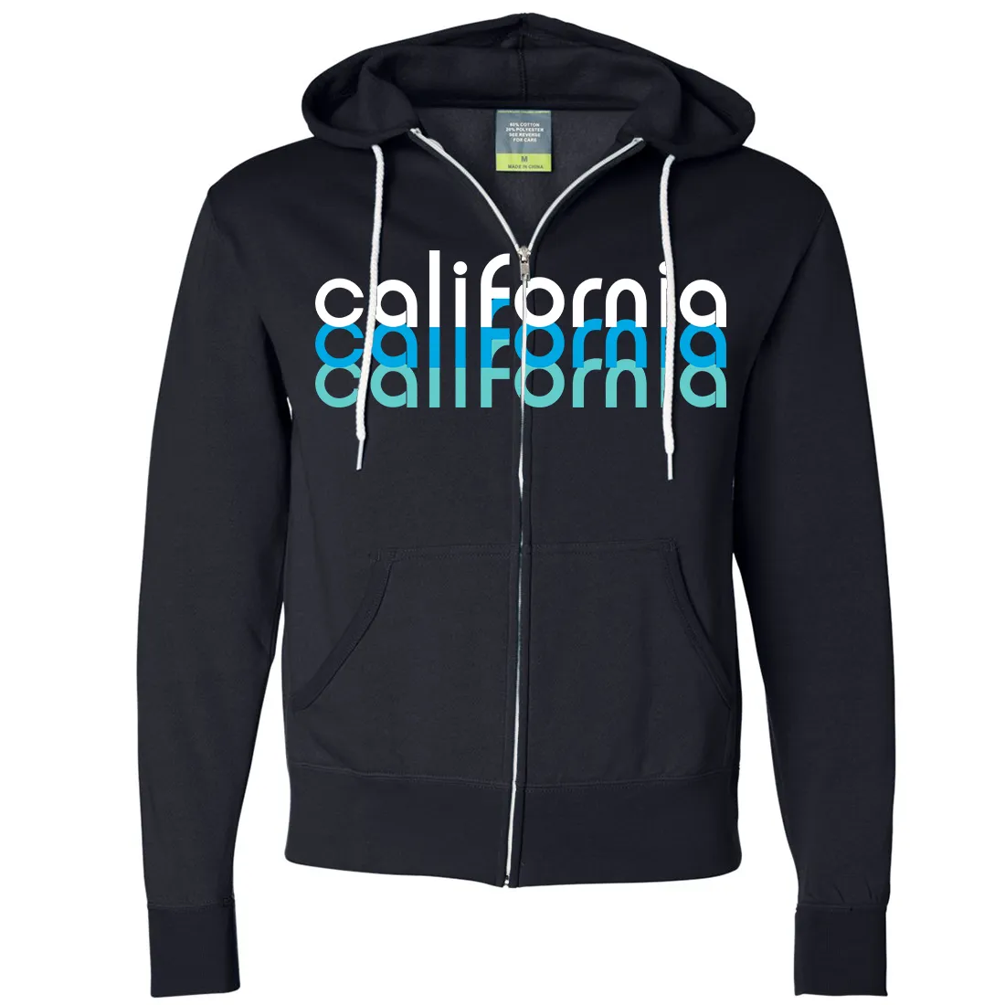 California Cool Stacked Zip-Up Hoodie