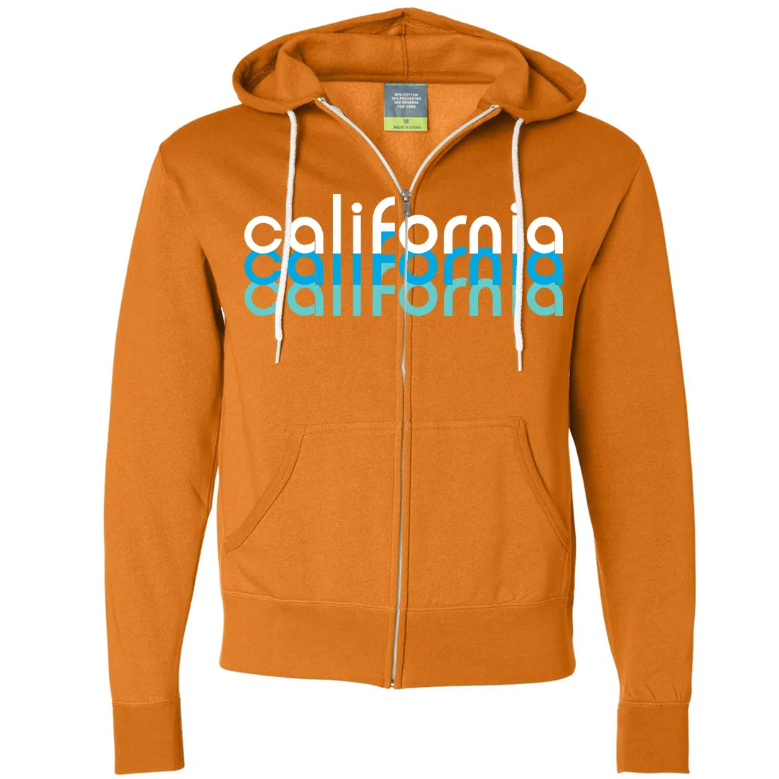 California Cool Stacked Zip-Up Hoodie