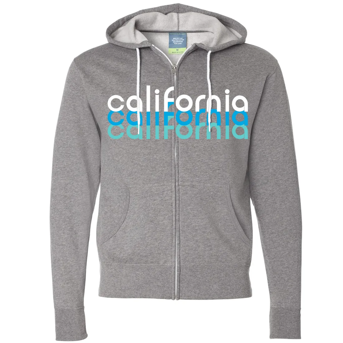 California Cool Stacked Zip-Up Hoodie