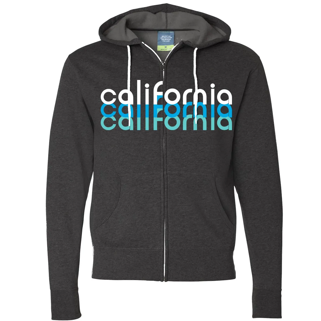 California Cool Stacked Zip-Up Hoodie