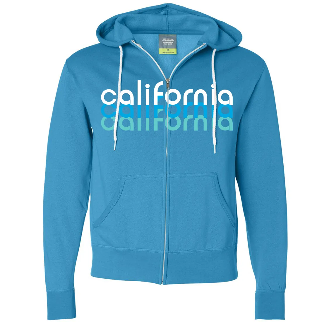 California Cool Stacked Zip-Up Hoodie