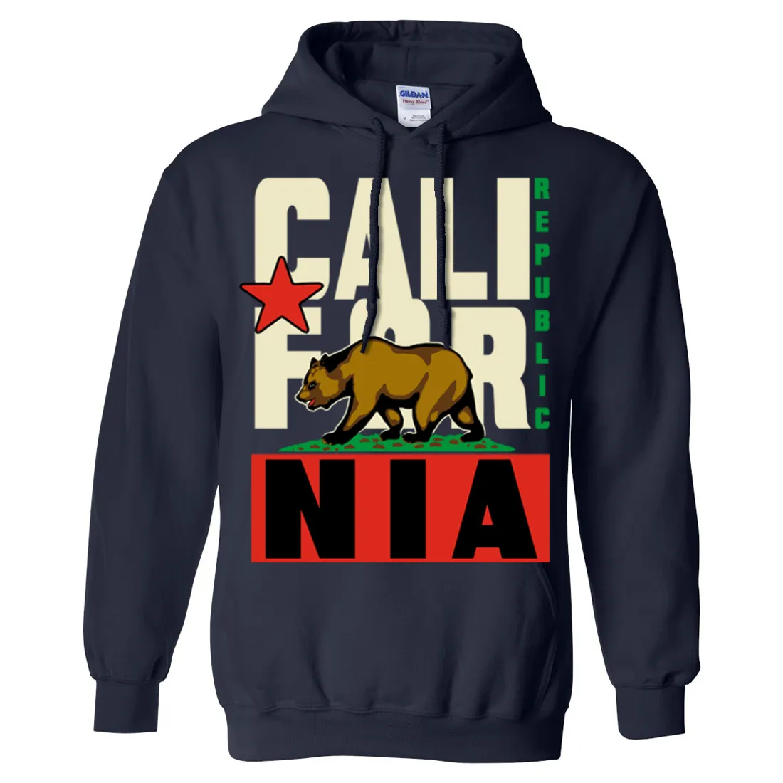 California Republic Original Retro Asst Colors Sweatshirt Hoodie