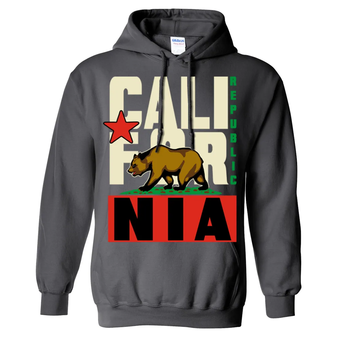 California Republic Original Retro Asst Colors Sweatshirt Hoodie