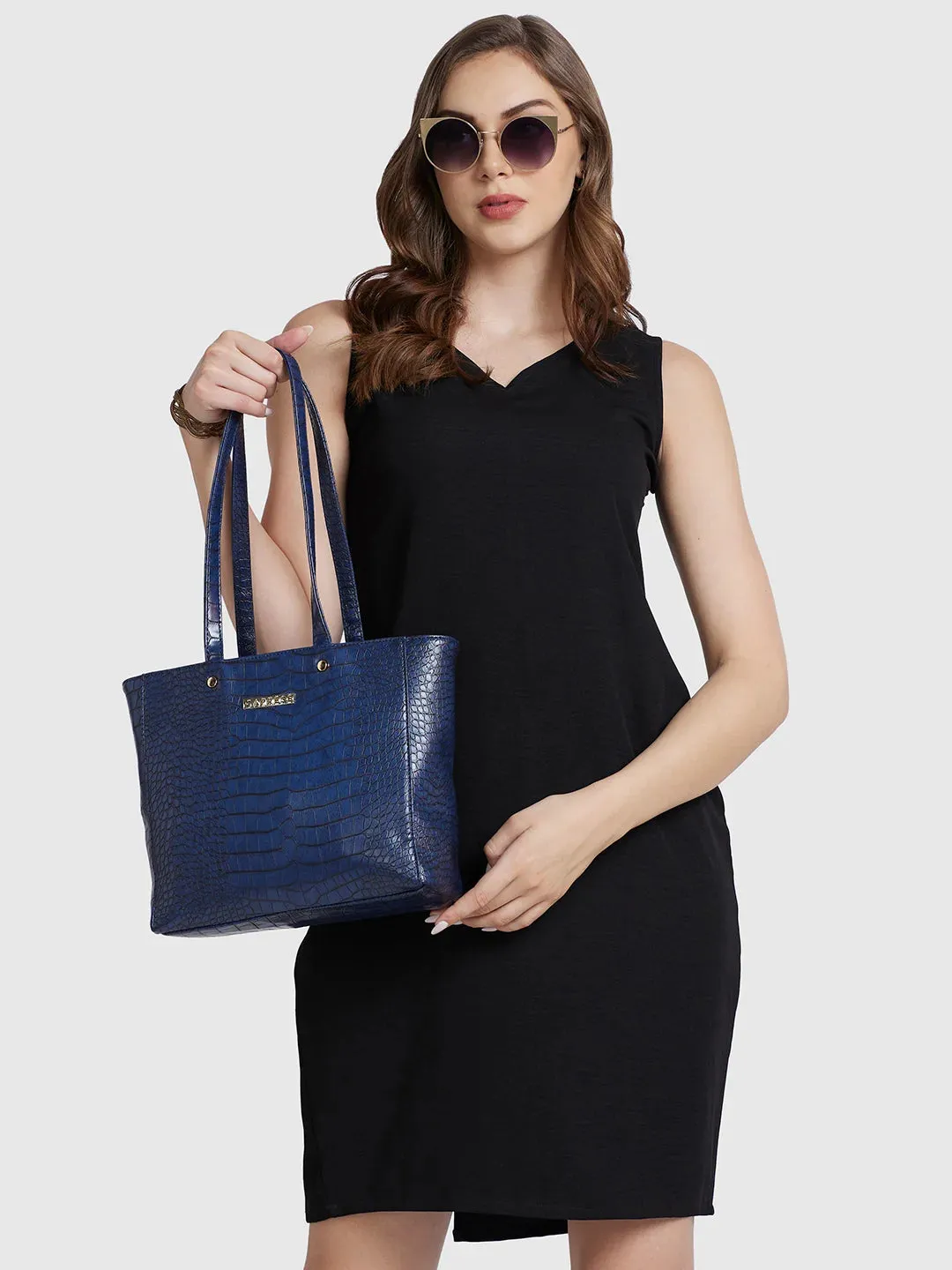 Caprese Luciana Tote Medium Navy