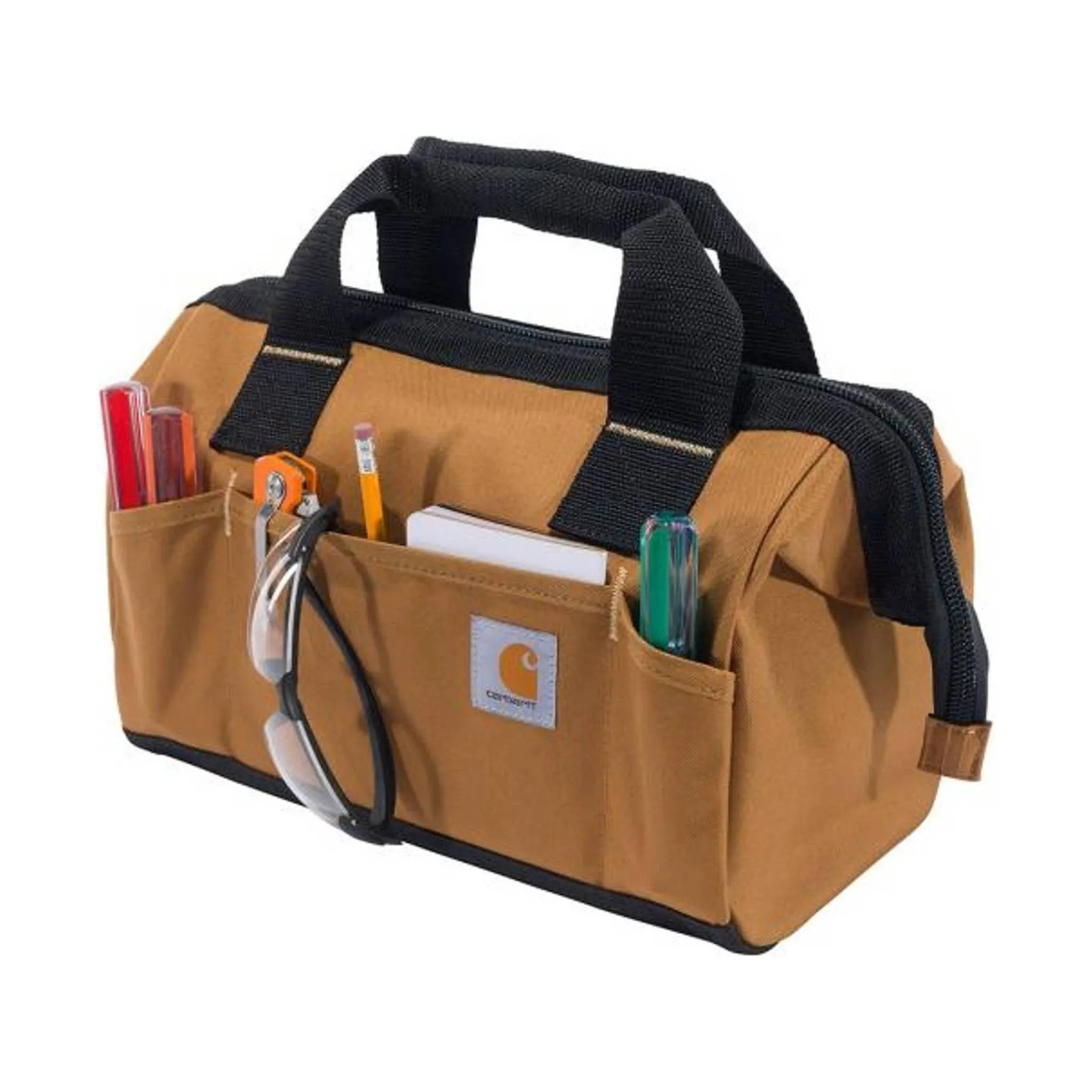 Carhartt 13-Inch 15 Pocket Tool Bag - Carhartt Brown