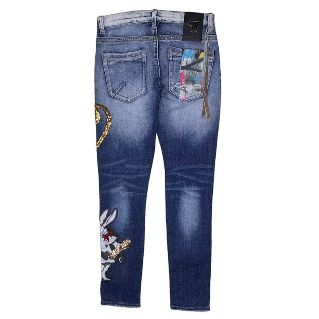 Caste Iron Chester Cat Jean (Indigo) - CIWB001INDIGO