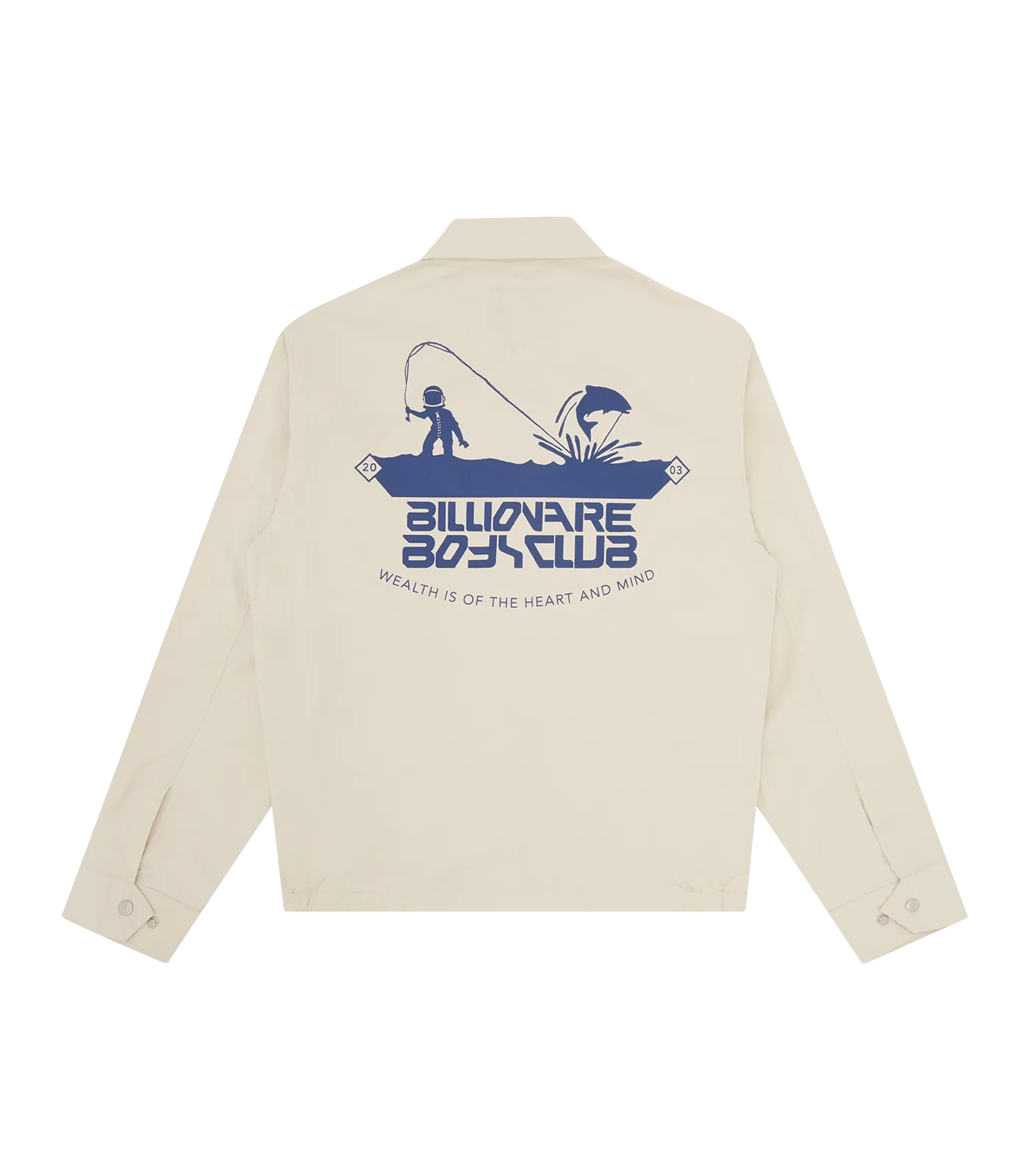 CATCH AND REEL BLOUSON - CREAM