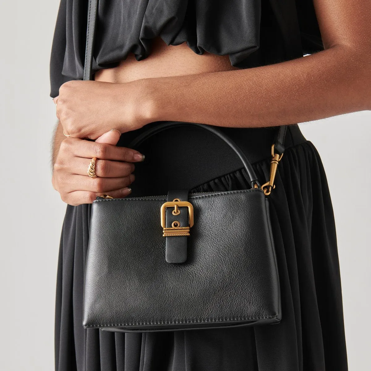 CHARLY CROSSBODY BLACK LEATHER