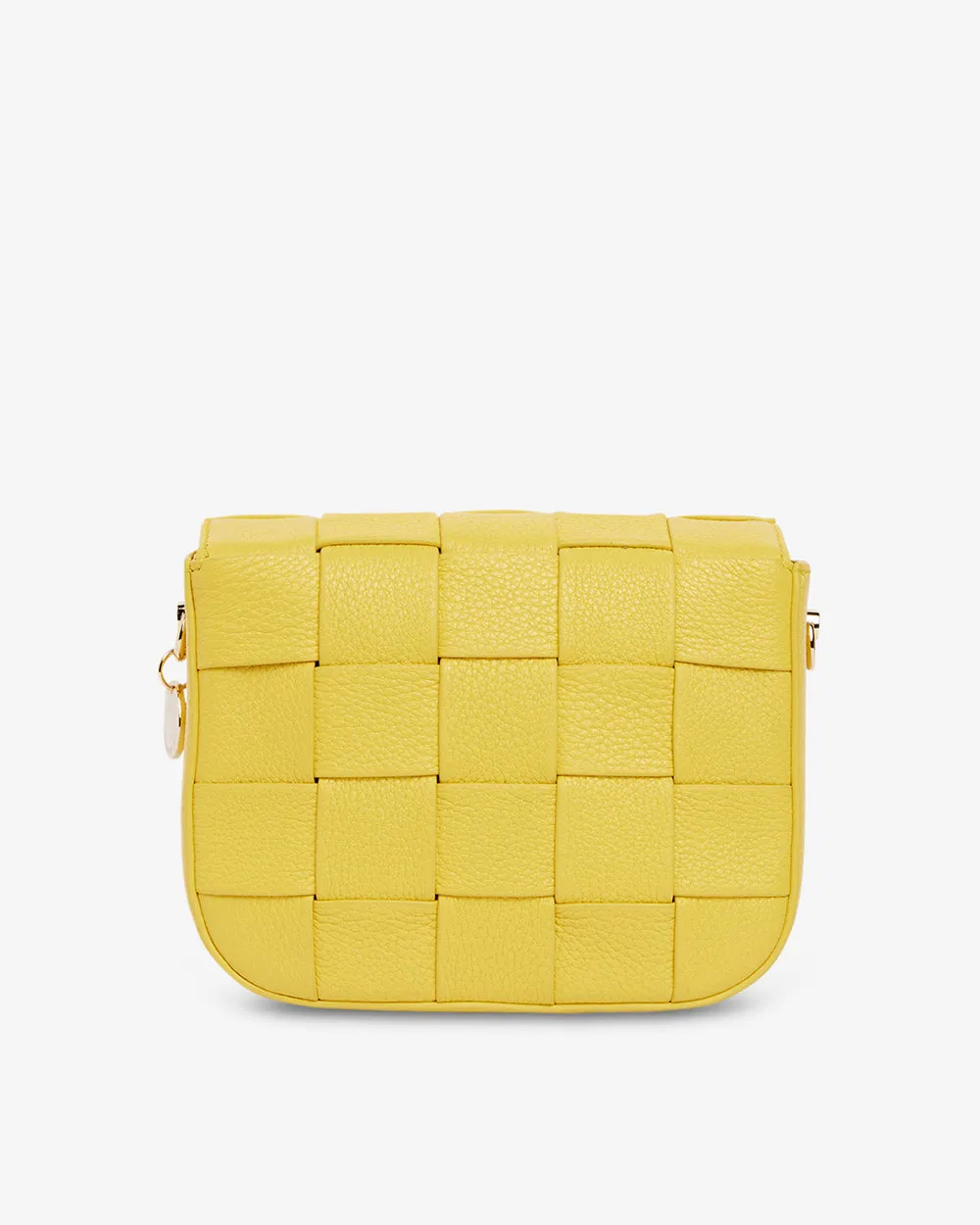 Clara Weave Crossbody - Yellow