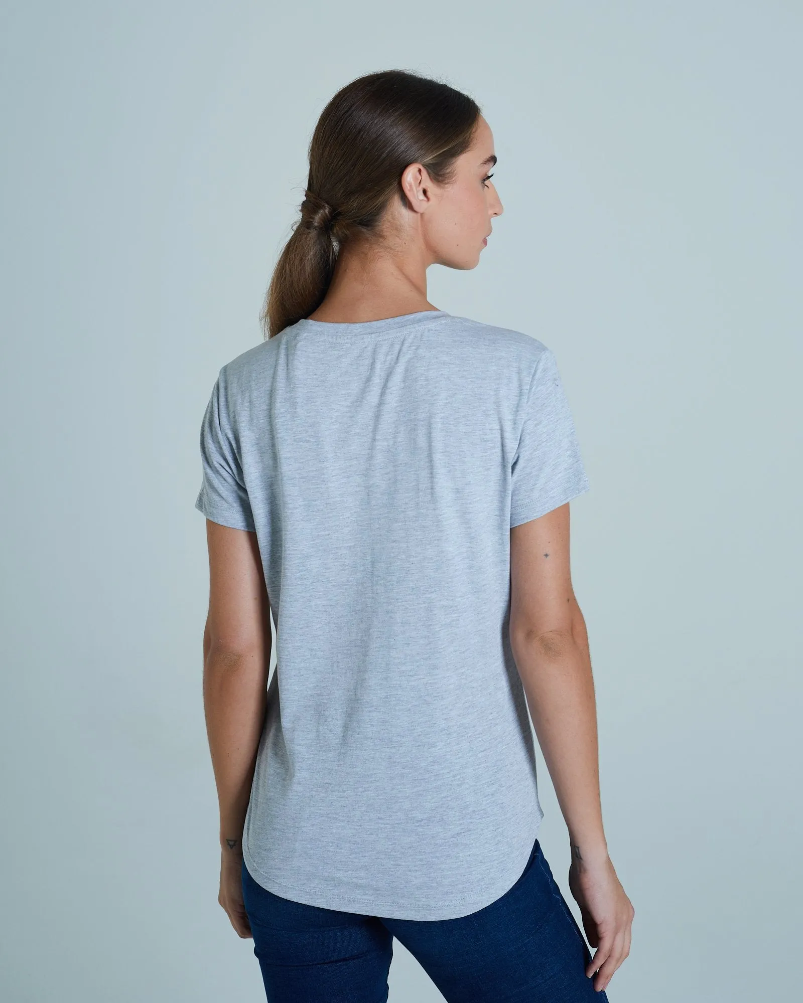 Cloda Basic Tee Pebble