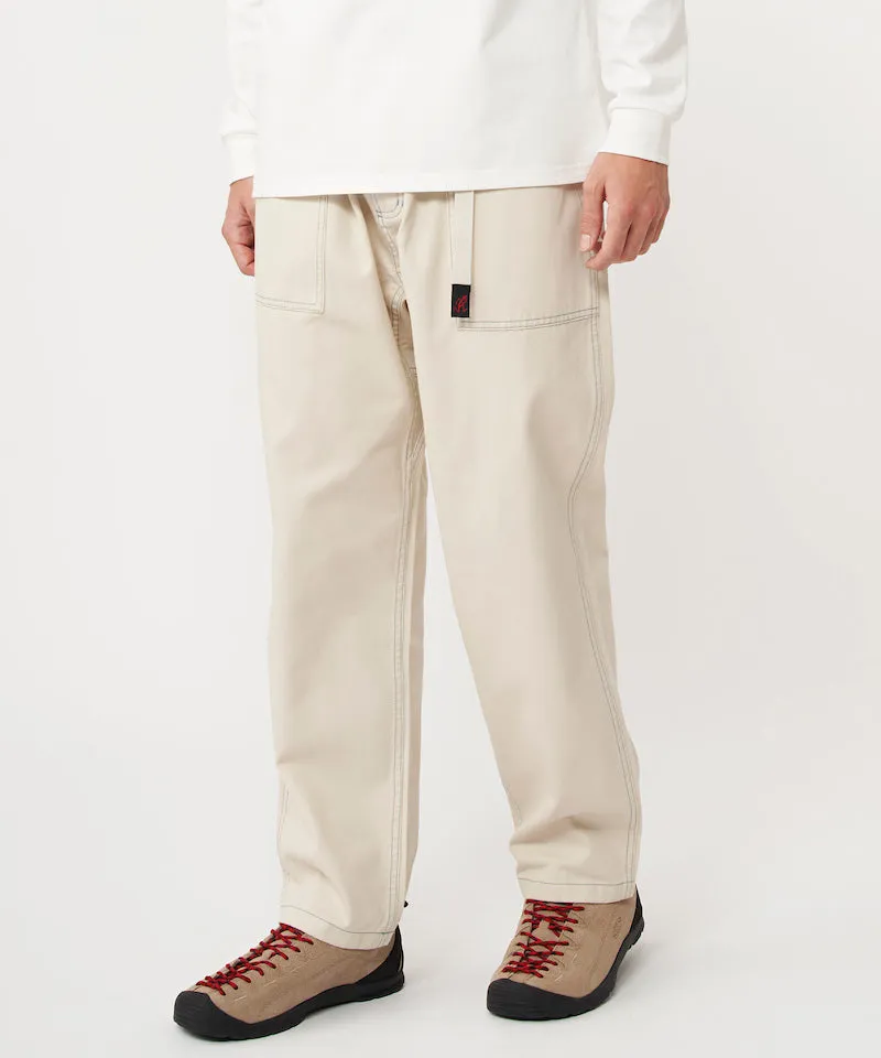 Contrast Stitch Loose Tapered Ridge Pant