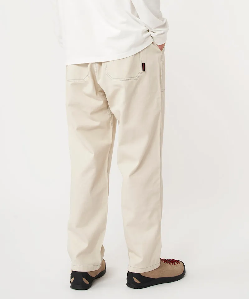 Contrast Stitch Loose Tapered Ridge Pant